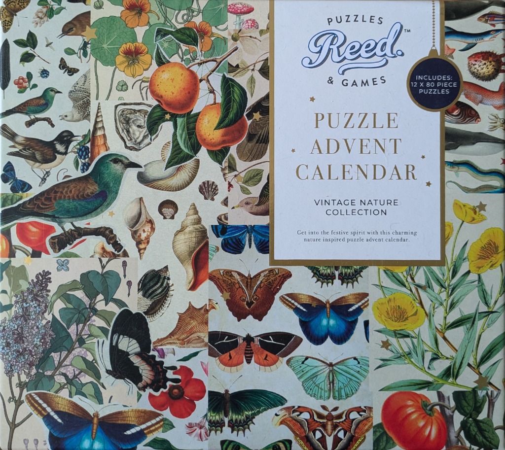 コレクション Reed Puzzle Advent Calendar Vintage Puzzle Advent Calendar Vintage Nature Collection, Reed 80 pieces