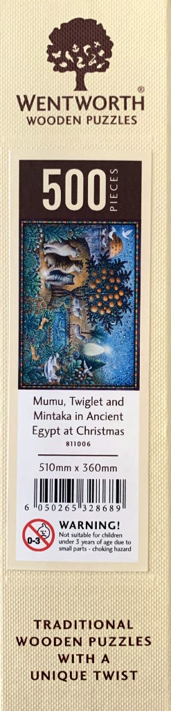 Mumu, Twiglet and Mintaka in Ancient Egypt at Christmas