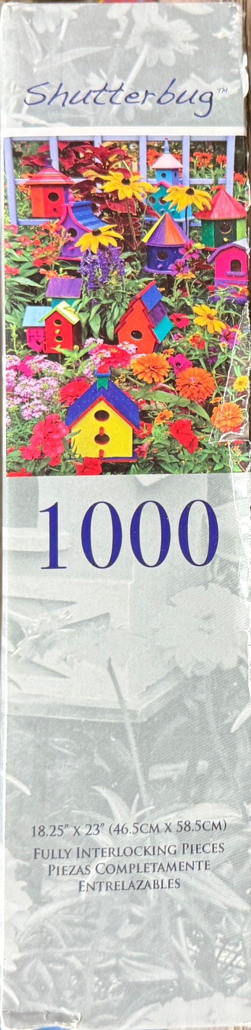 Colorful Palette: Birdhouse & Flowers