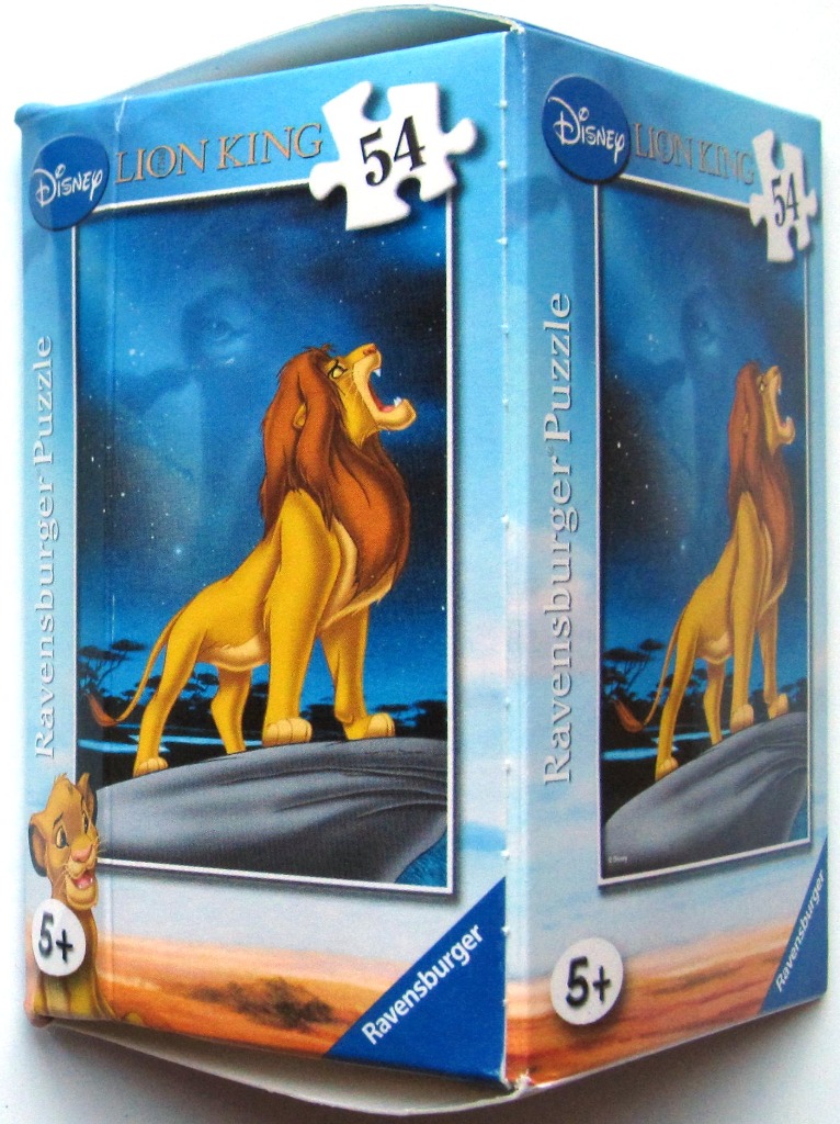 Simba as an adult lion roaring atop Pride Rock against a starry night sky.