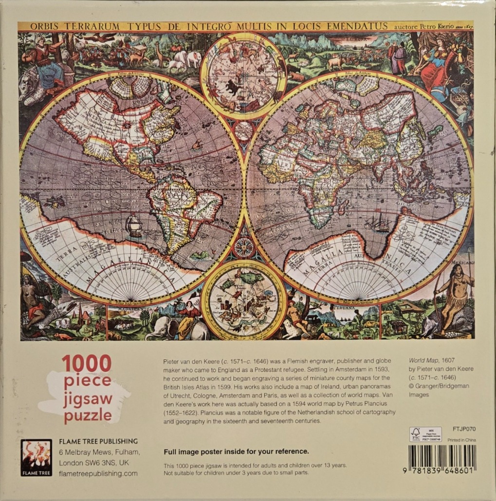 World Map, 1607