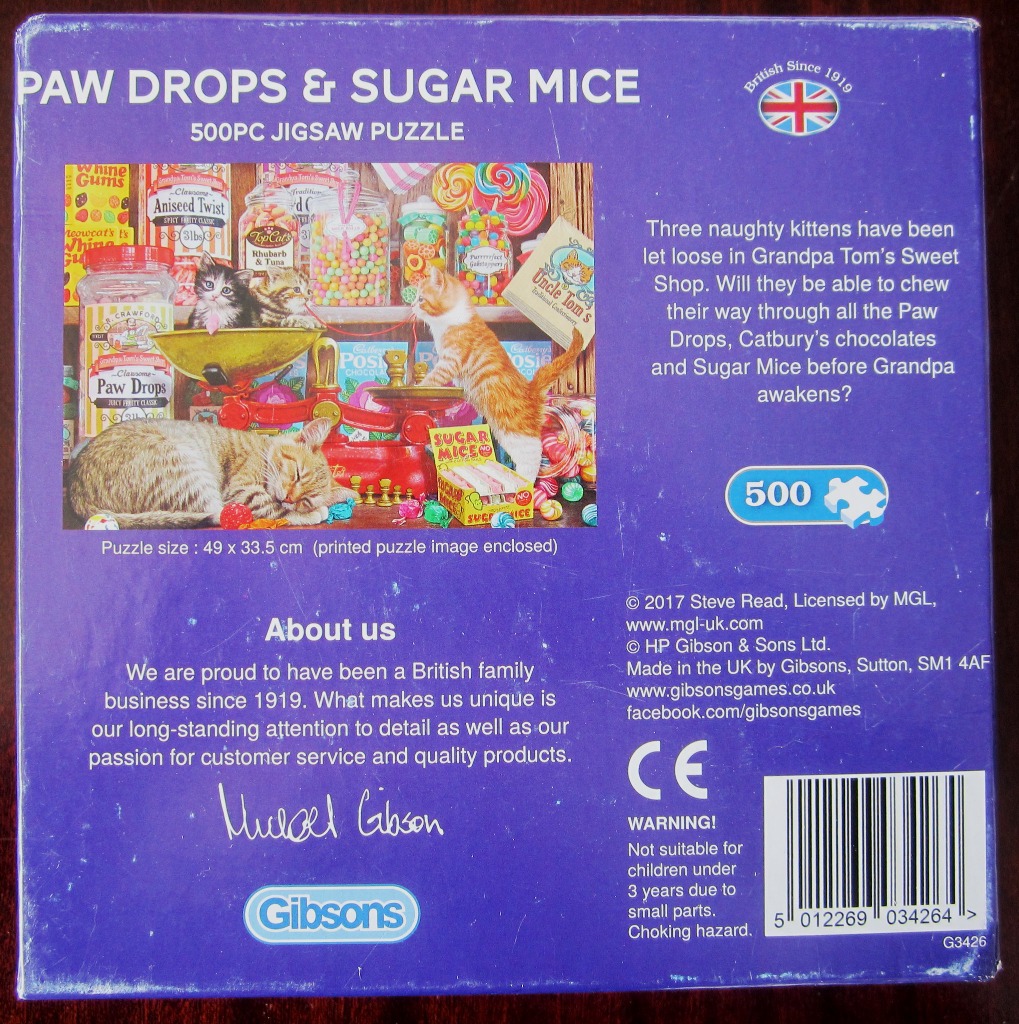 Paw Drops & Sugar Mice