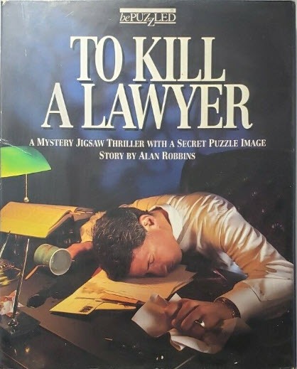 A man in a dress shirt slumped over a desk in a dark, moody office setting.