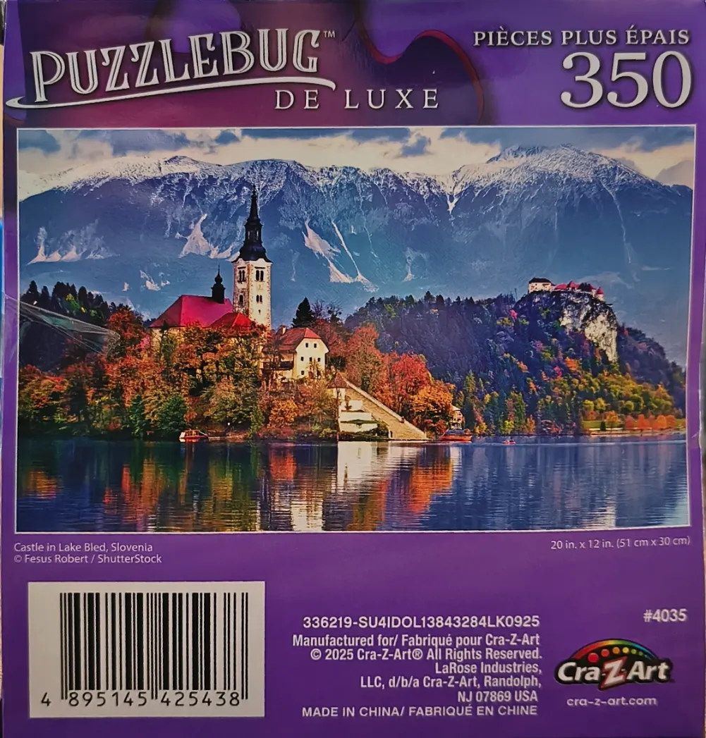 Castle in Lake Bled, Slovenia