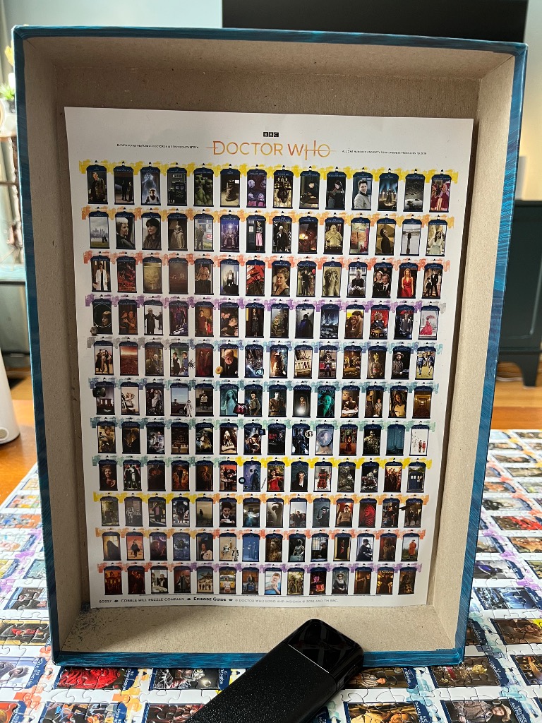 Grid of many small rectangular images featuring various scenes and characters