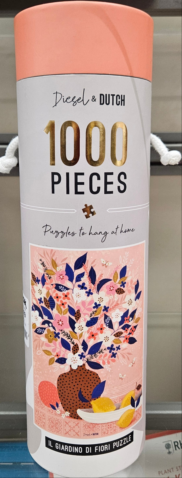 Illustrated bouquet of flowers in a brown dotted vase, styled in a flat, modern graphic design.
