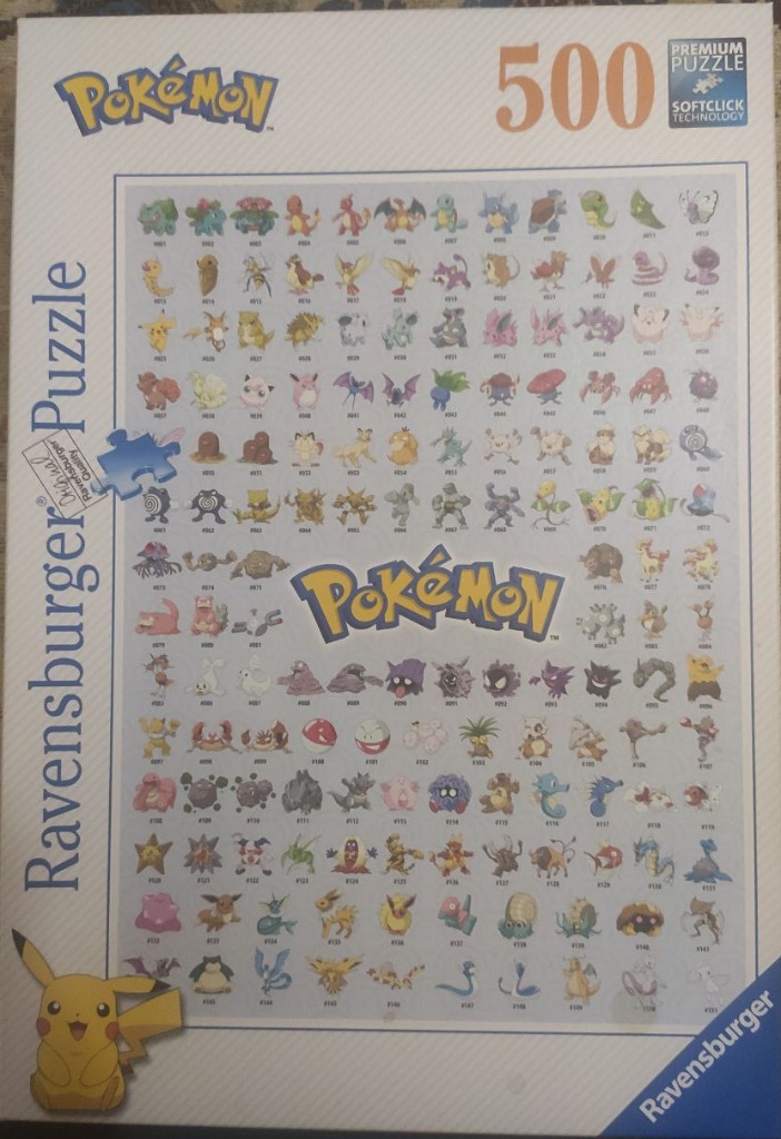 A grid of 151 individual Pokemon characters on a light blue background.