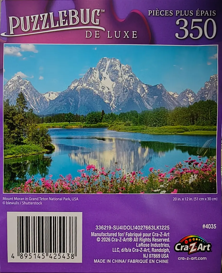 Mount Moran in Grand Teton National Park, USA
