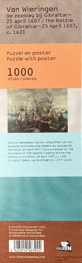 The Battle of Gibraltar in 1607