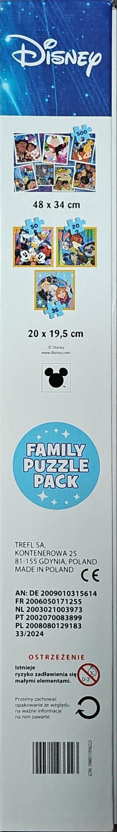 A collection of Disney character scenes arranged as framed photos on a dark blue background.