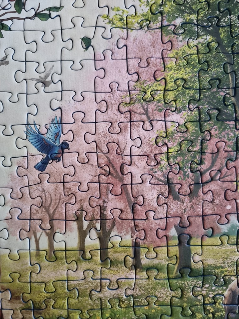 Magical Deer and the four seasons