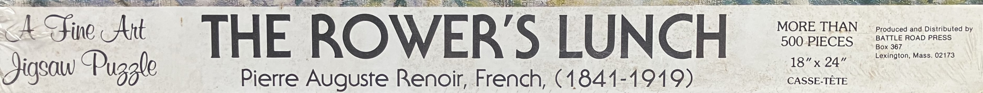 The Rower's Lunch (Detail)