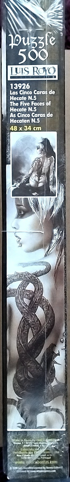 Fantasy illustration of a woman with long light hair and a serpent coiled around her torso.