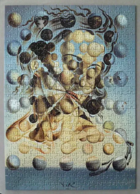 Surrealist painting featuring a woman