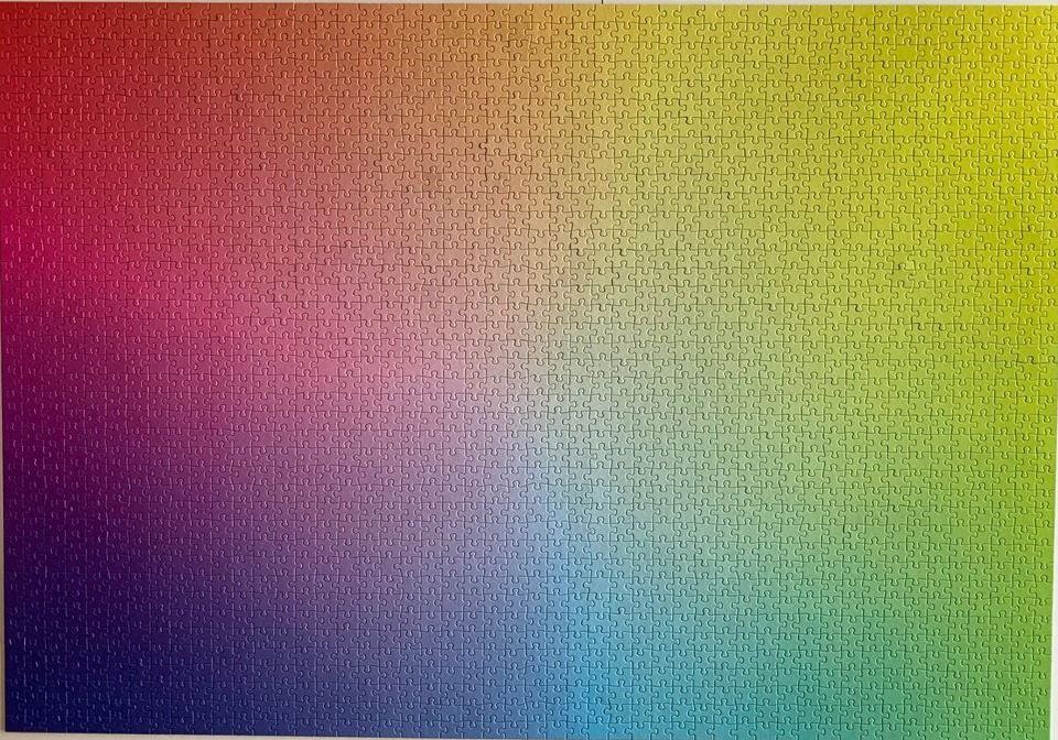 A smooth, horizontal gradient transition from deep purple and magenta on the left to vibrant lime green on the right.