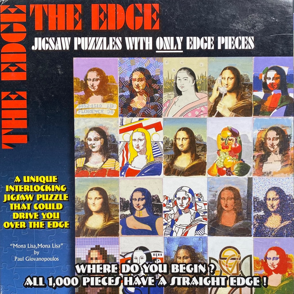 A grid of twenty different artistic interpretations of the Mona Lisa in various styles and colors.