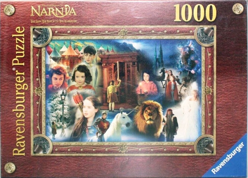 Collage of characters and scenes from The Chronicles of Narnia