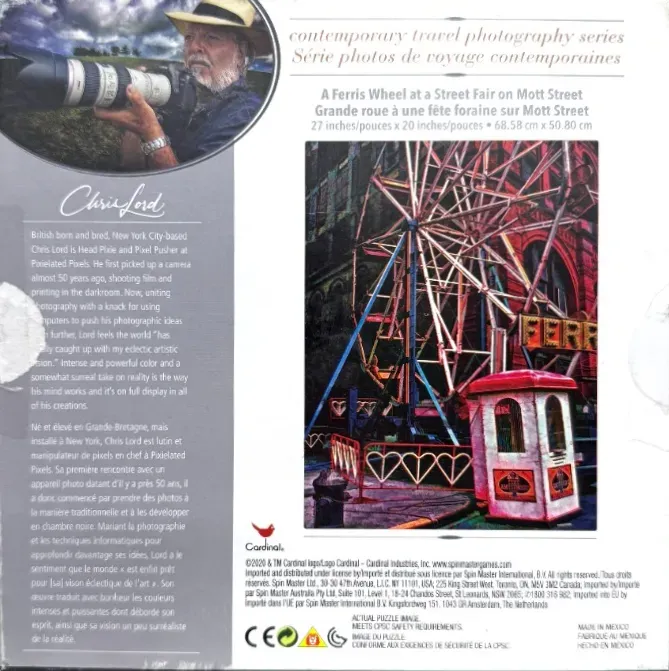A Ferris Wheel at a Street Fair on Mott Street