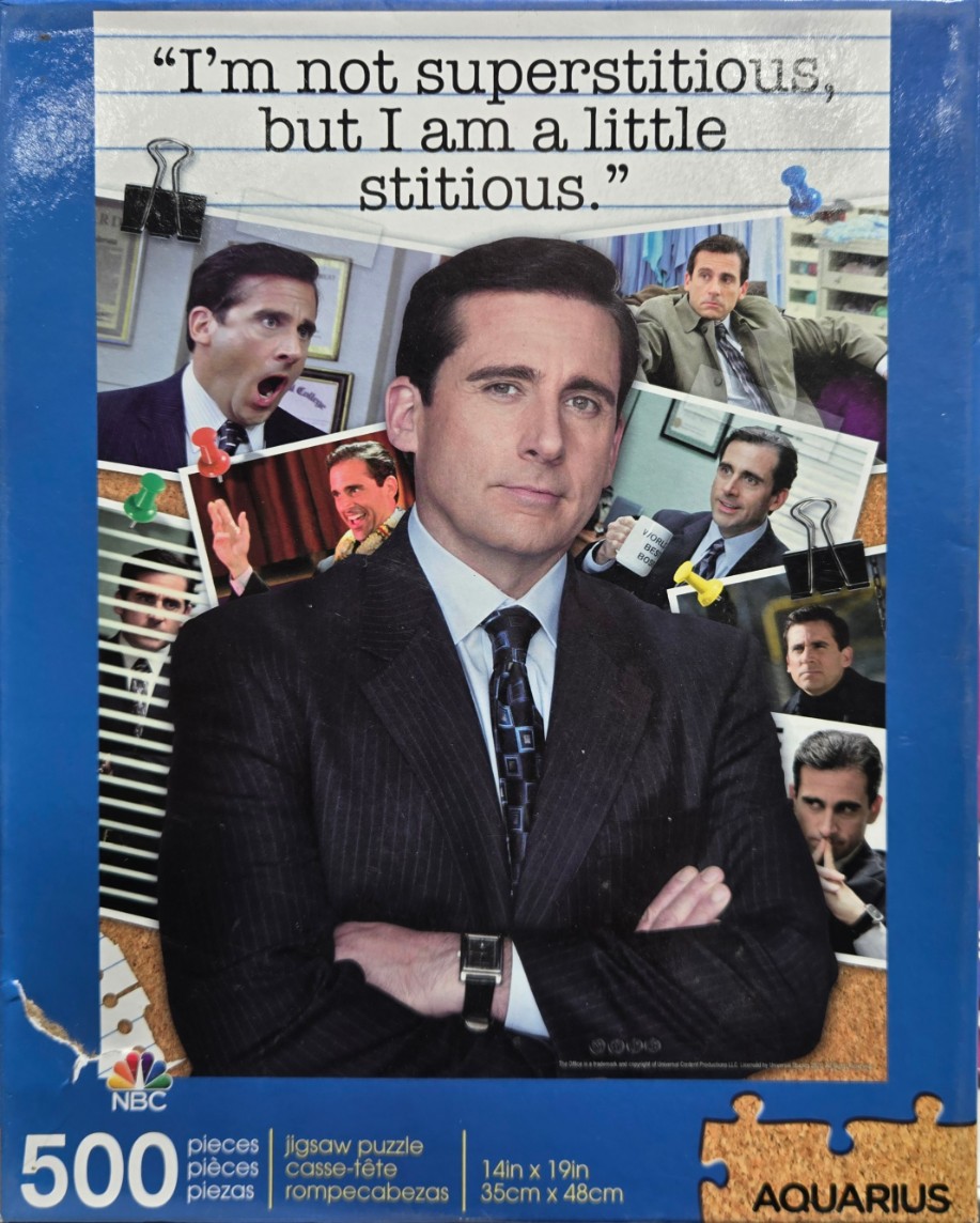 A collage of Michael Scott from The Office with the quote: I