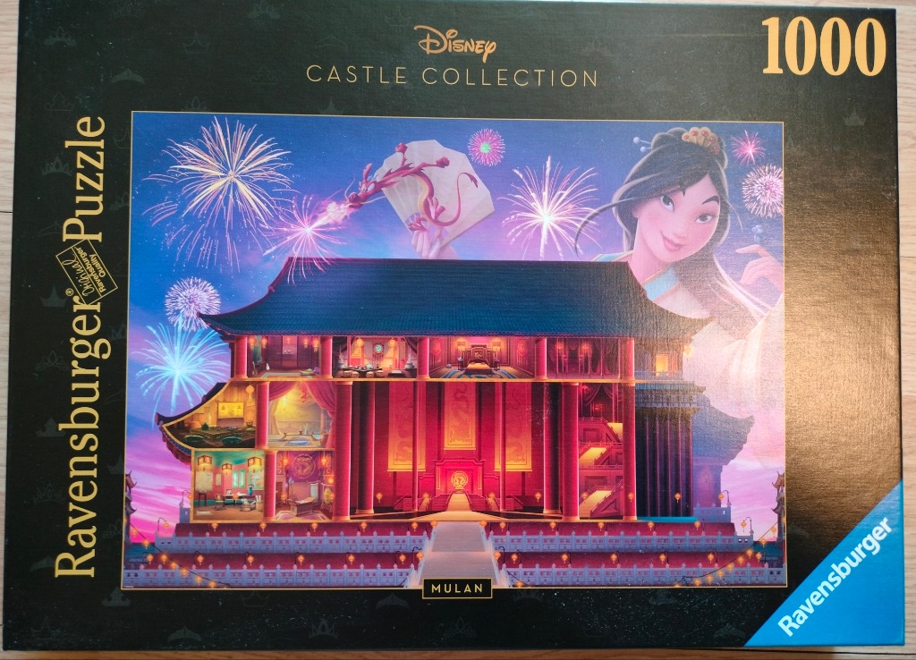 An illustrated scene of Mulan