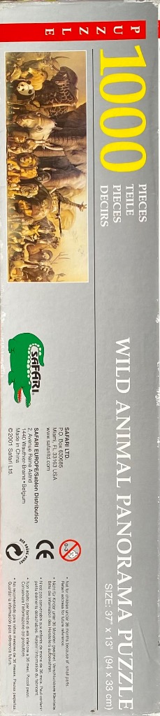 Wild Animal Panorama Puzzle