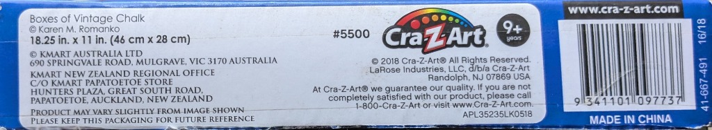 Boxes of Vintage Chalk