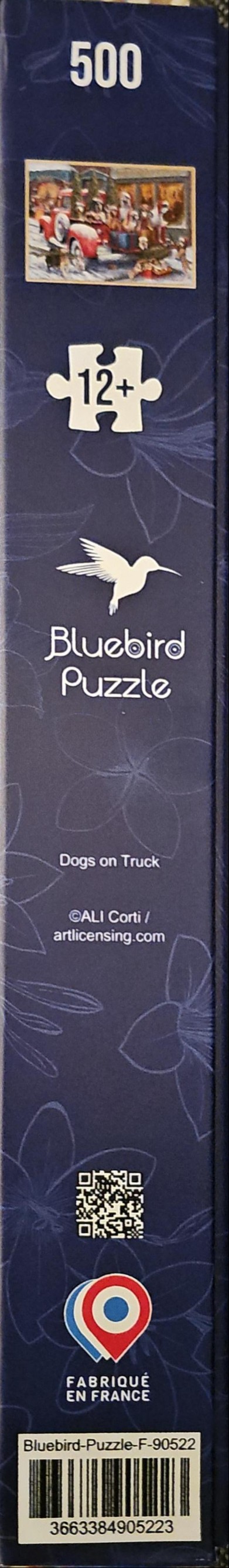 Dogs on Truck