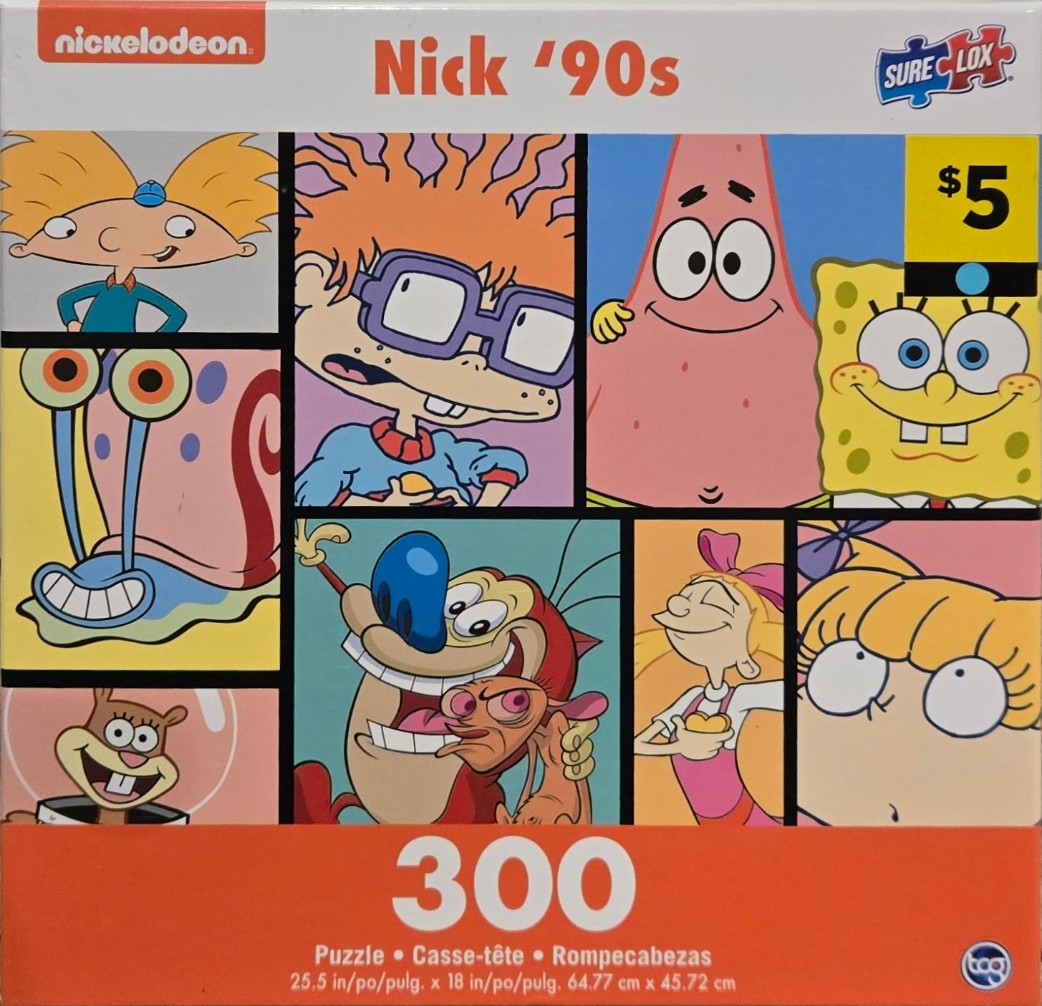 A collage of 1990s animated television characters arranged in a grid.