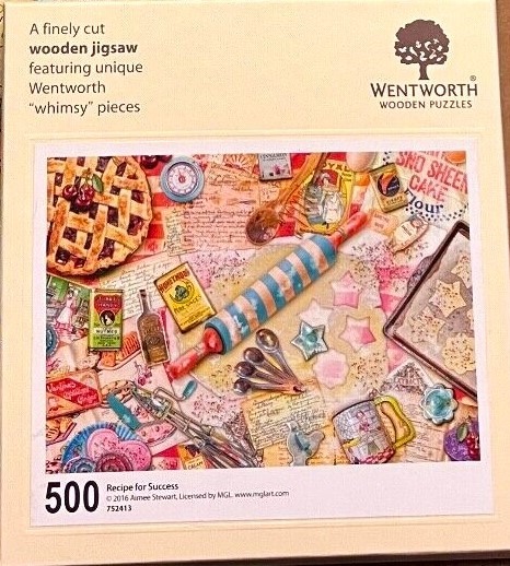 A collage of baking ingredients, vintage kitchen tools, and handwritten recipes.