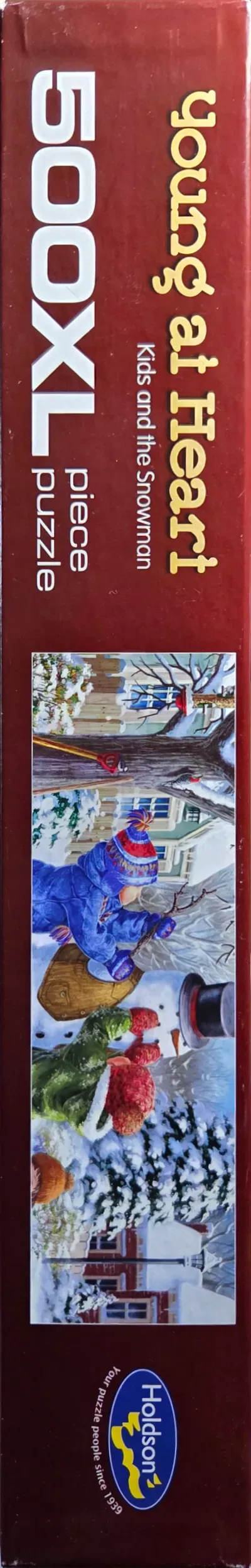 Kids and the Snowman