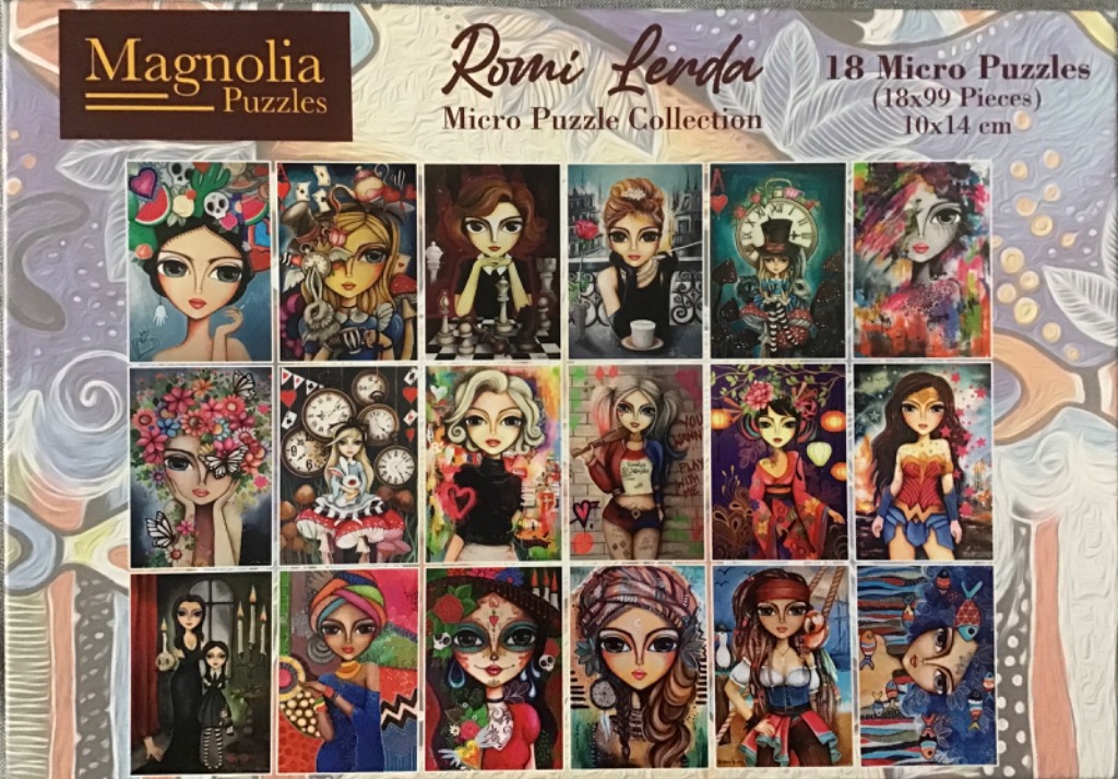 Romi Lerda Micro Puzzle Collection, Magnolia Puzzles 99 pieces