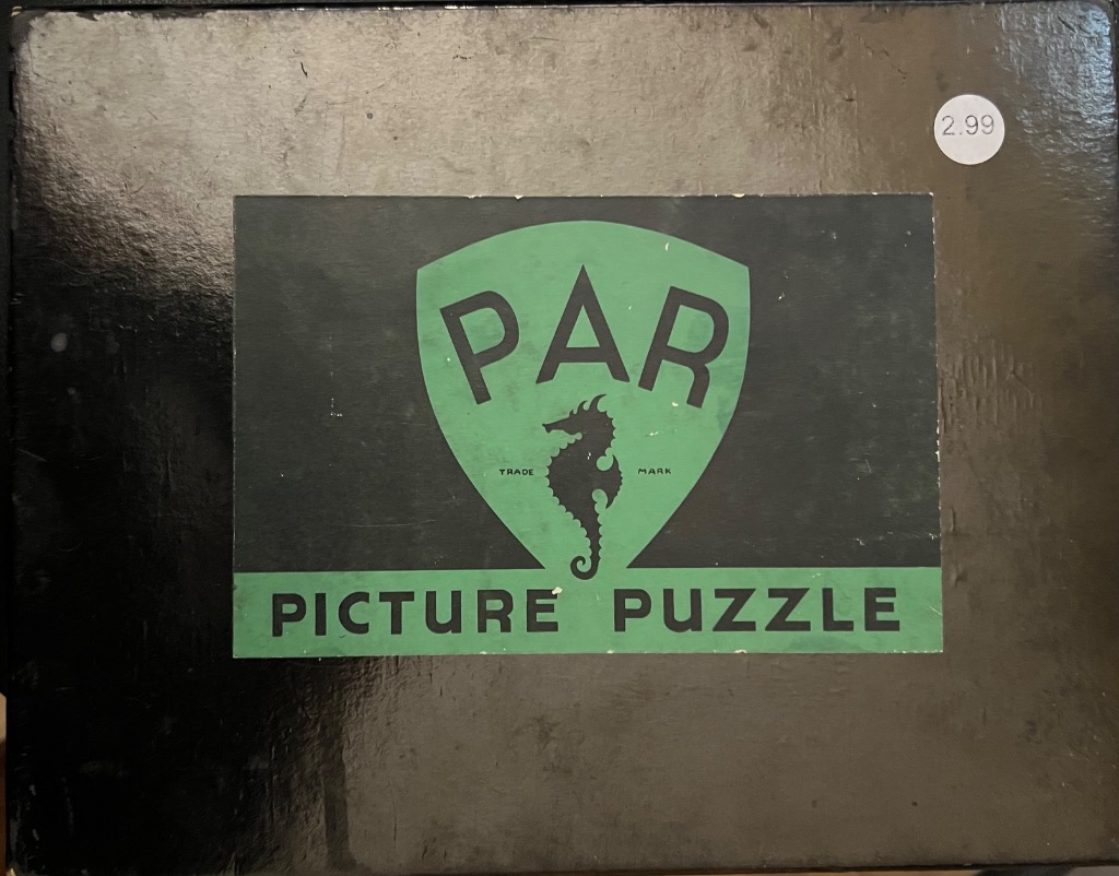 Green shield logo with seahorse and "PAR PICTURE PUZZLE" text.