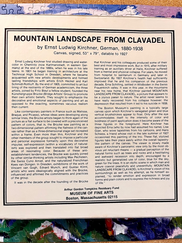 Mountain Landscape from Clavadel