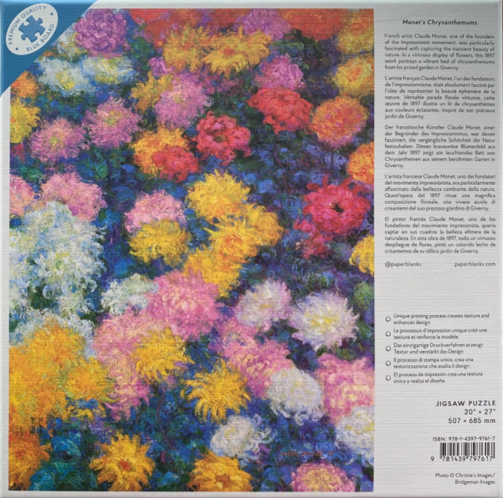 Monet’s Chrysanthemums