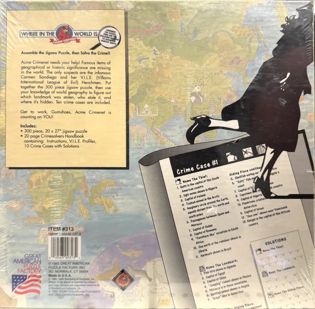 Where in the World Is Carmen Sandiego?