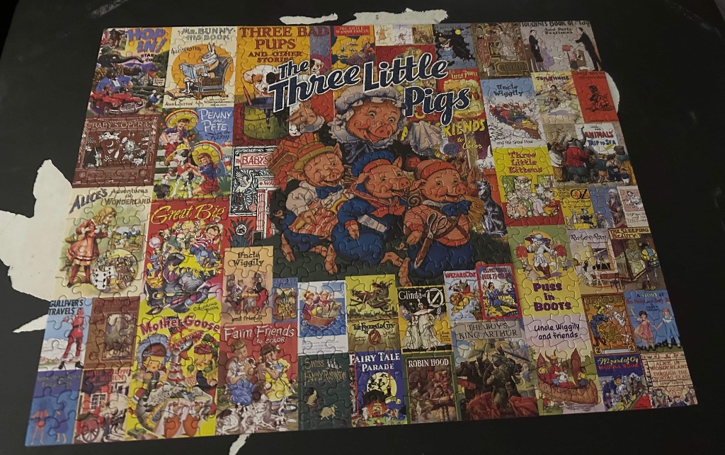 A collage of classic children