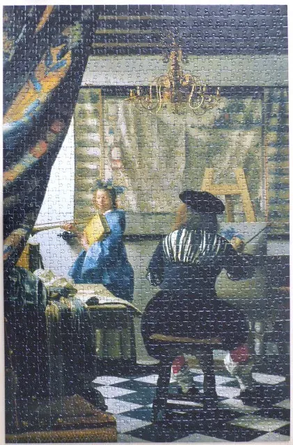 A reproduction of the Vermeer painting 