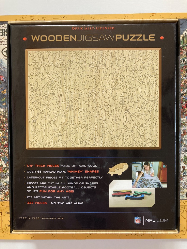 NFL Green Bay Packers Wooden Puzzle