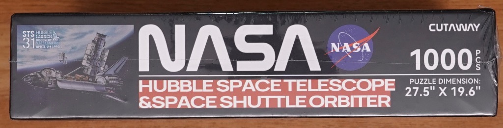 Space Shuttle Discovery launching Hubble Space Telescope, 1000 pcs.