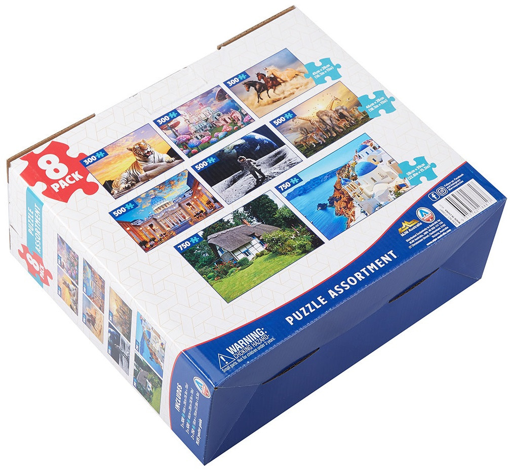 8 Pack Puzzle Assortment