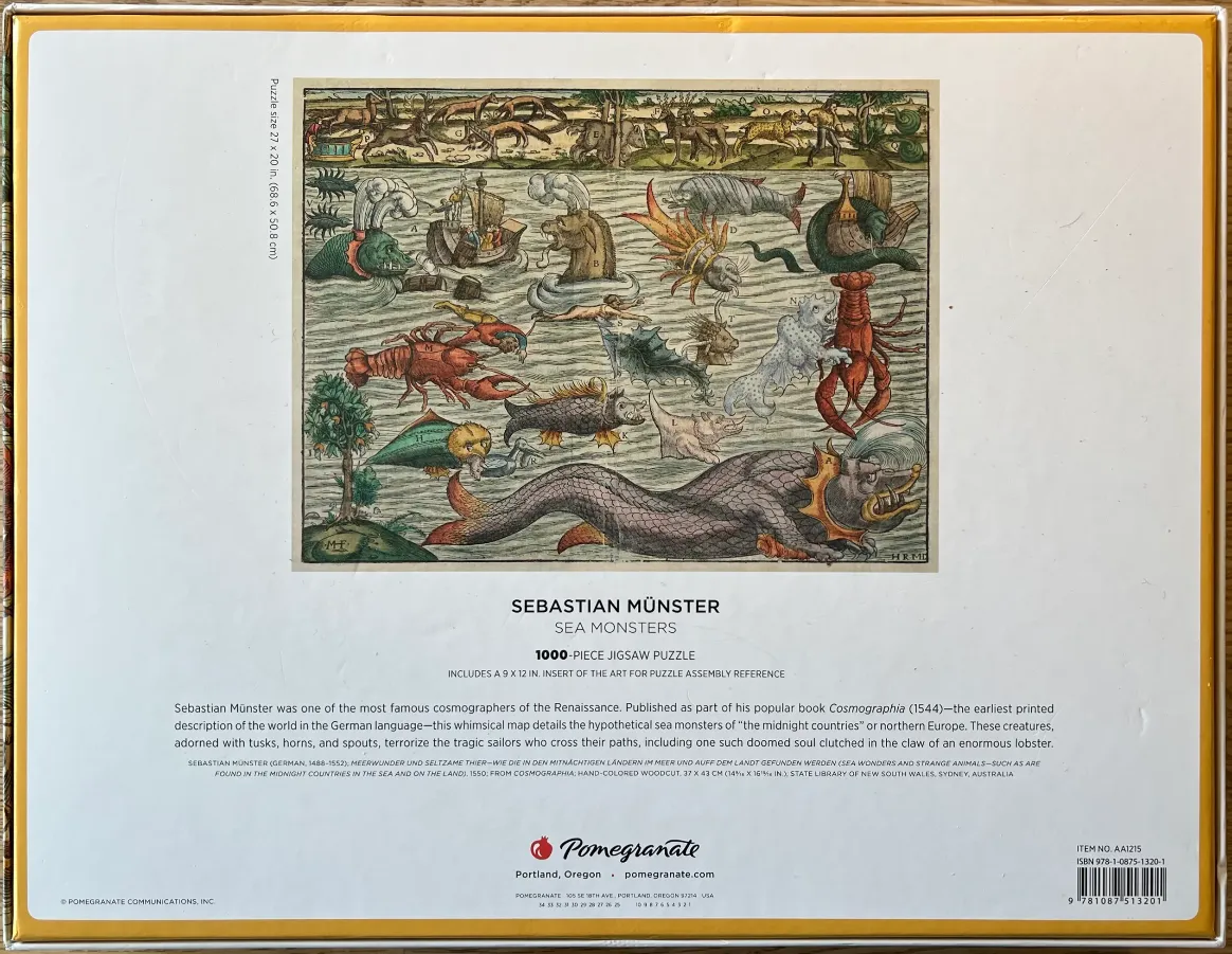 Sebastian Münster - Sea Monsters