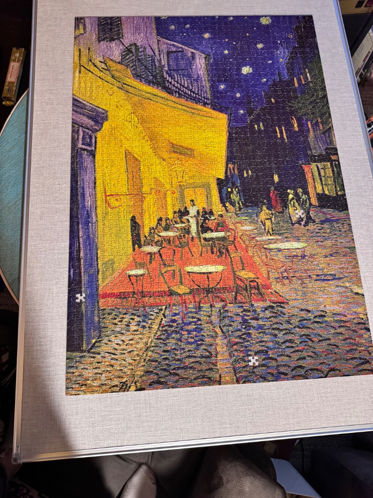 Van Gogh's Cafe Terrace at Night painting