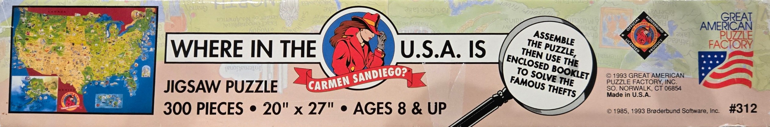 Where in the U.S.A. Is Carmen Sandiego?