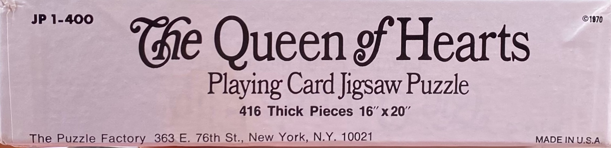 The Queen of Hearts / The Queen’s Flipside