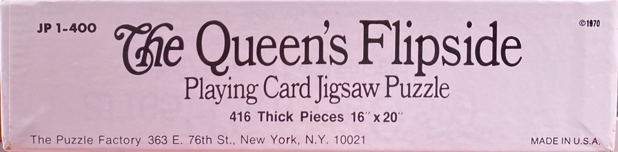 The Queen of Hearts / The Queen’s Flipside