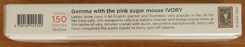 Gemma with the pink sugar mouse