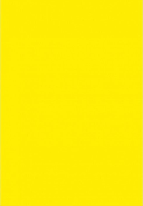 A solid, uniform field of bright, vibrant yellow.