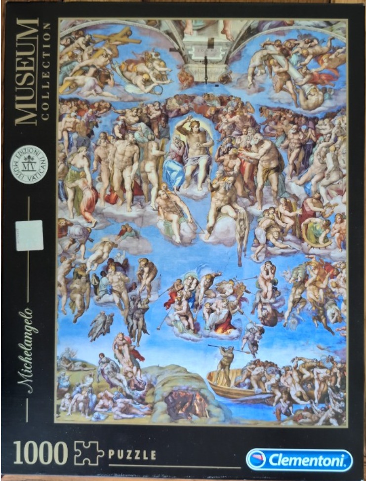 Michelangelo's The Last Judgment fresco painting