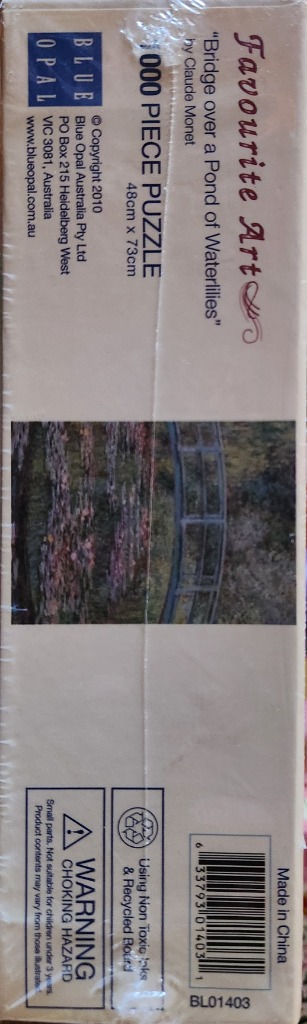 Bridge over a Pond of Waterlilies