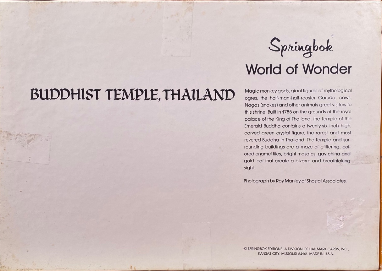 Buddhist Temple, Thailand